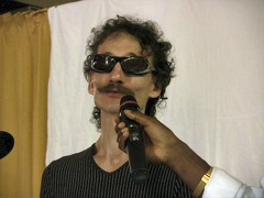 François Montenot au micro
