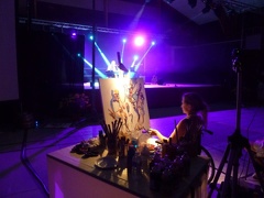 Peinture live sur concert de JOPOZ 25