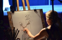 Peinture live sur FINALEMENT QUOI 21