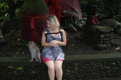 Marion à Monkey forest